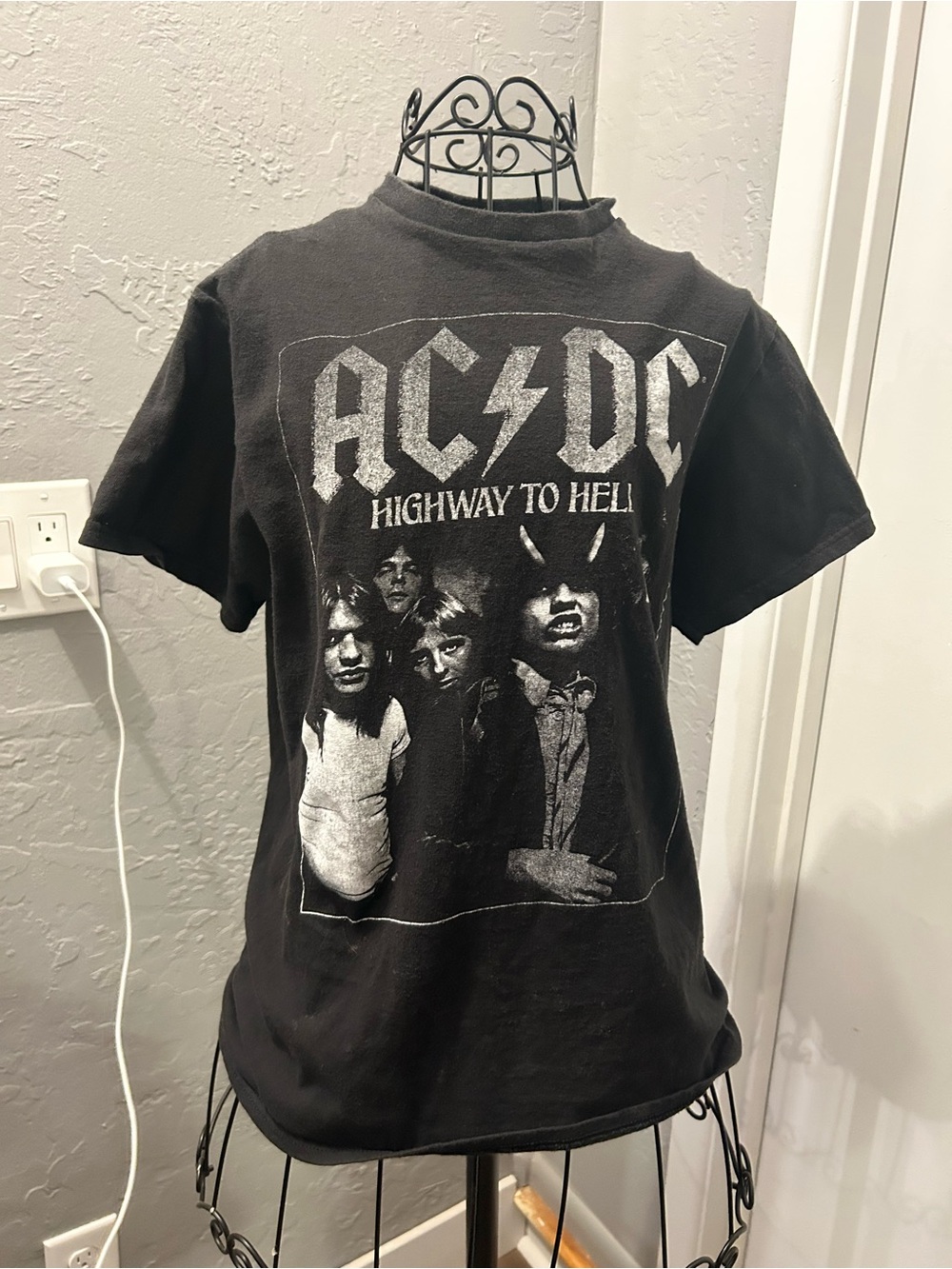 AC/DC Black 'Highway to Hell' Graphic Tee